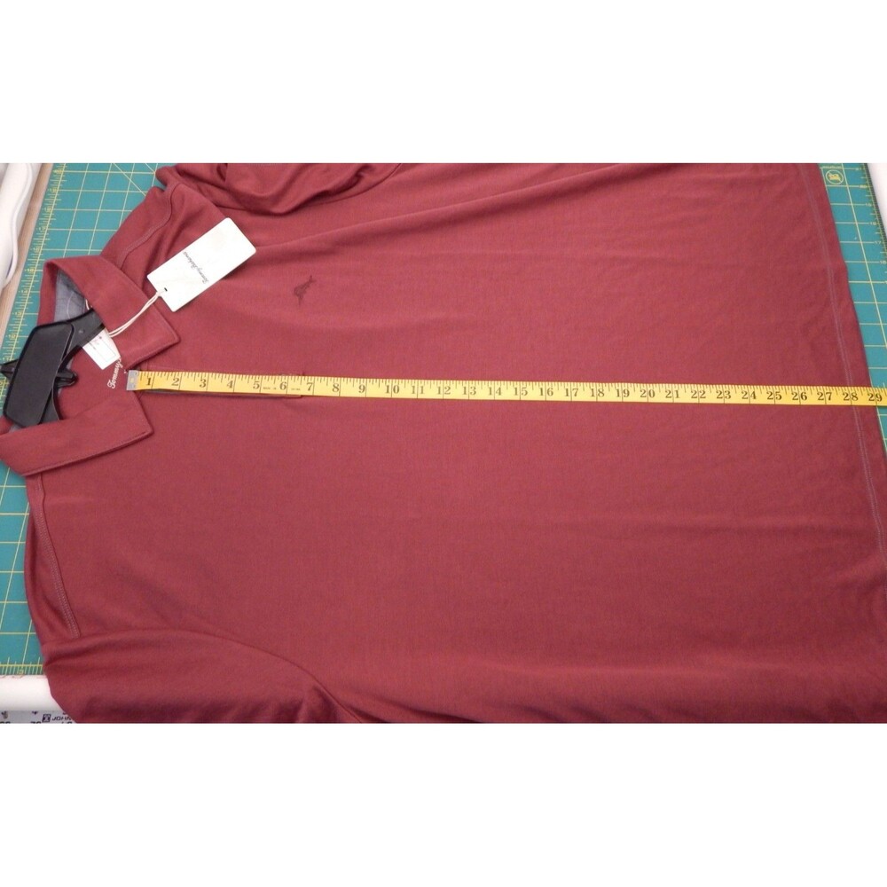 Tommy Bahama Men's Maroon Short Sleeve Button Up Casual Shirt XXL NWT - Picture 4 of 15